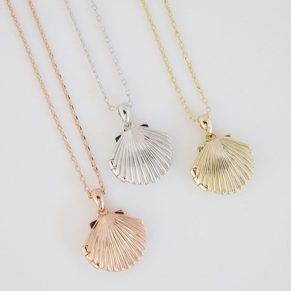 Shell Locket Necklace - Blue Canoe outfitter