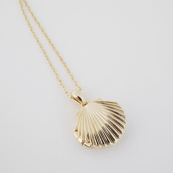 Shell Locket Necklace - Blue Canoe outfitter