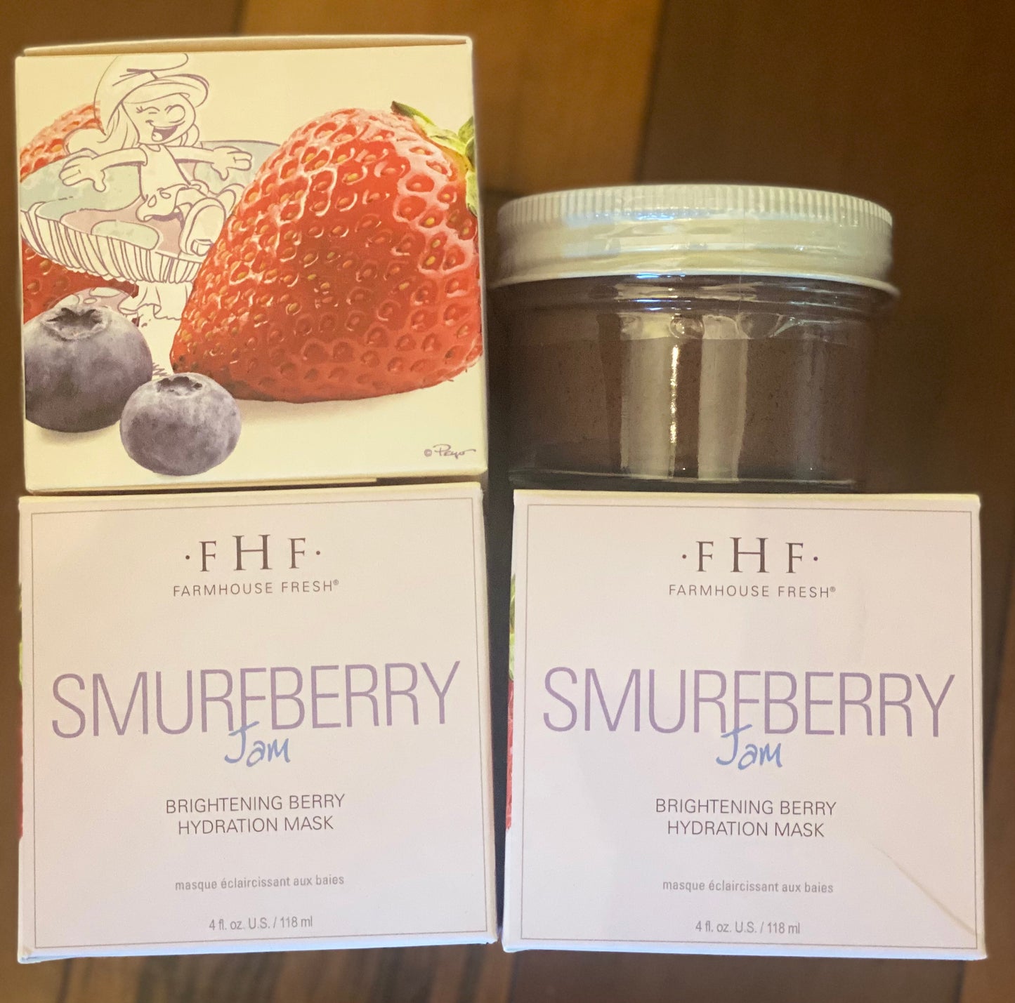 Smurfberry Jam Brightening Berry Hydration Mask 4 oz