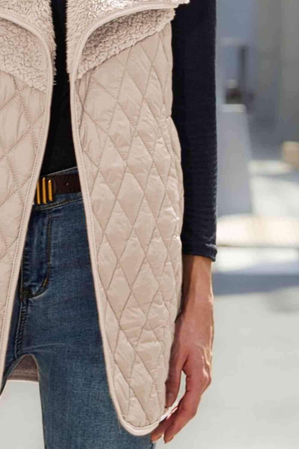 Open Front Collared Vest - Blue Canoe outfitter