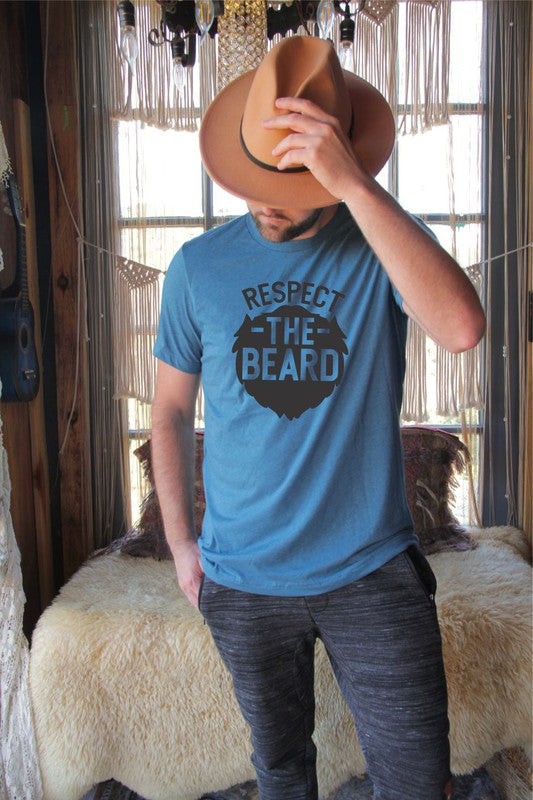 Respect the Beard Mens Tee - Blue Canoe outfitter