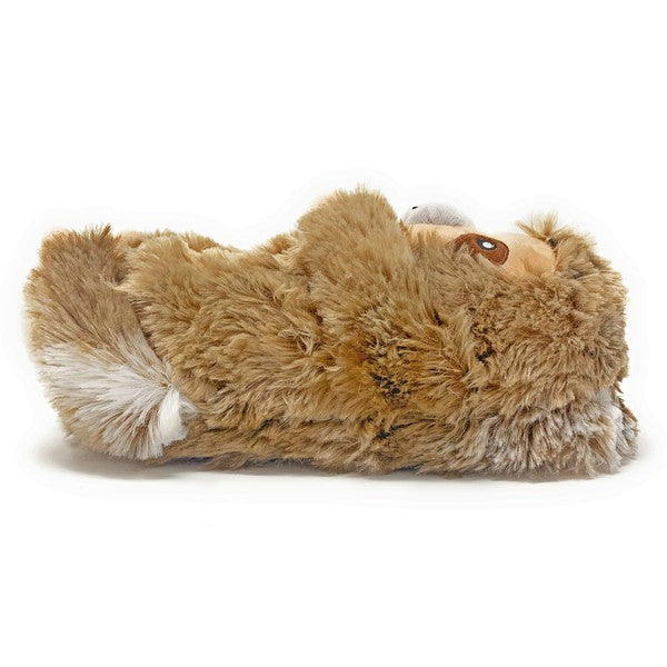 Sloth Hugs - Kids Fluffy House Slippers Shoes - Blue Canoe outfitter