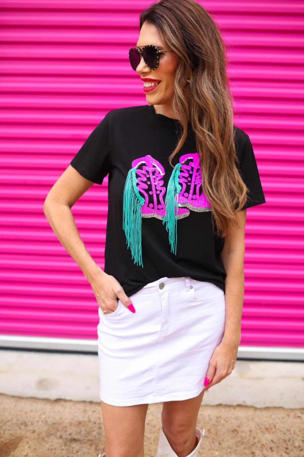 Rock N' Rodeo Sequin Tee