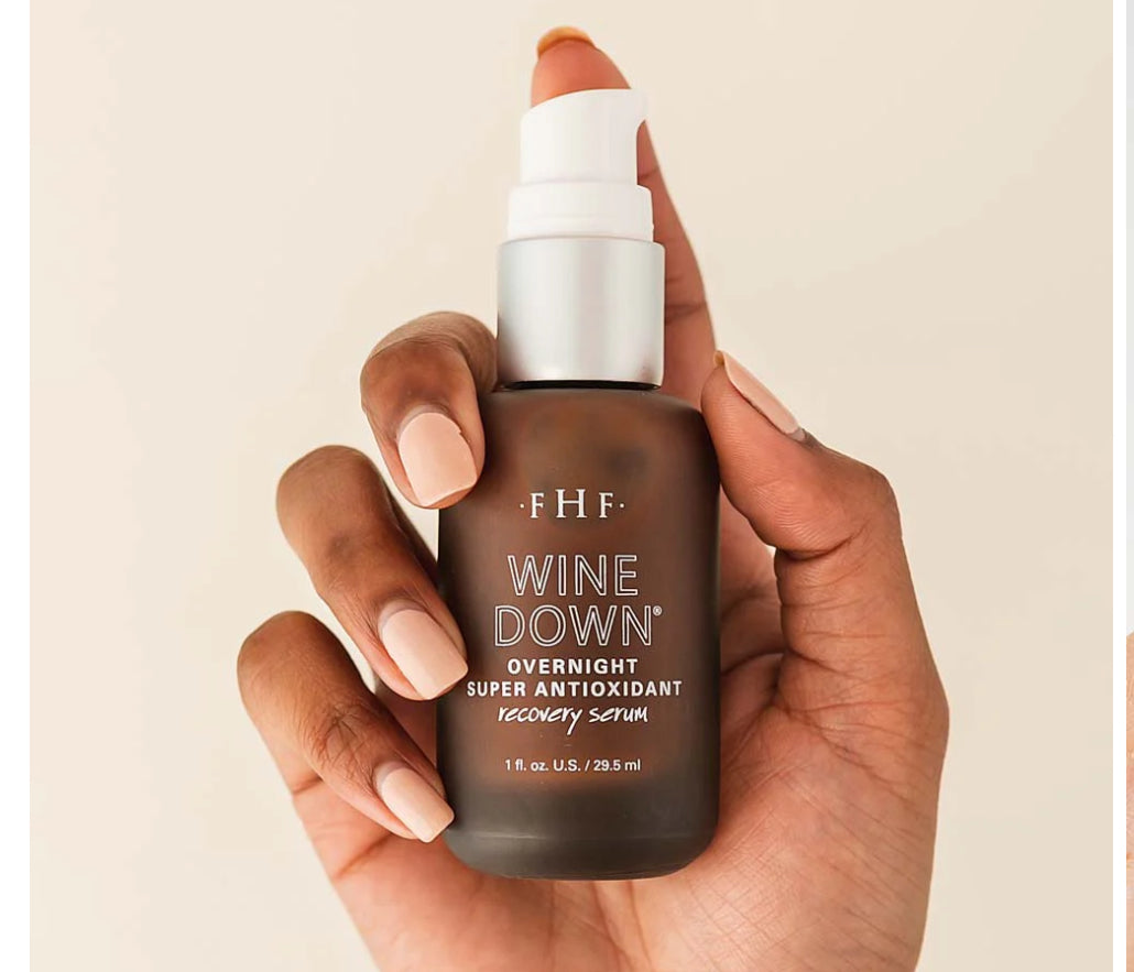 Wine Down® Overnight Super Antioxidant Recovery Serum 1 oz.