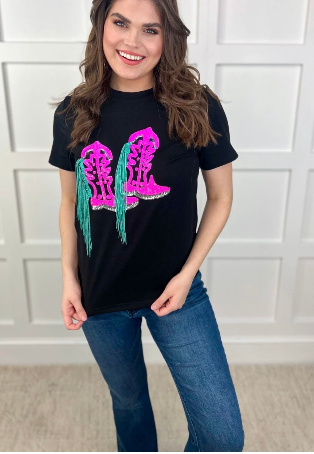 Rock N' Rodeo Sequin Tee