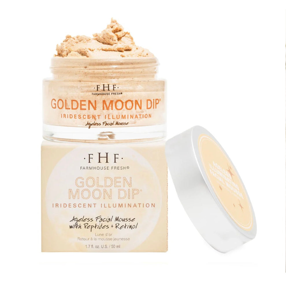 Golden Moon Dip® Illumination Mousse with Retinol + Wrinkle-Targeting Peptides 1.7 oz.