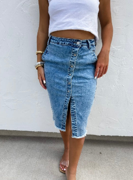 COURTNEY DENIM SKIRT