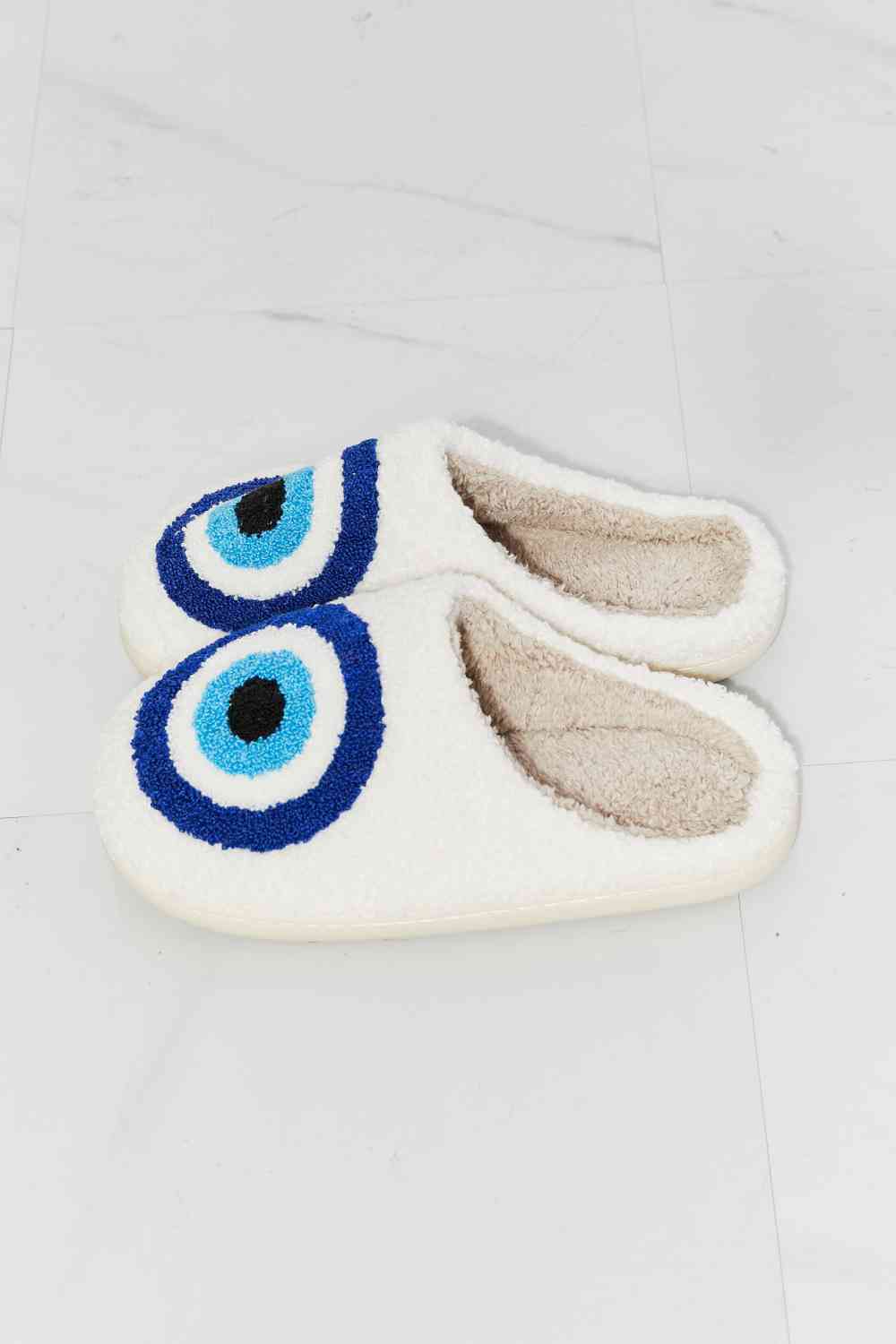 MMShoes Eye Plush Slipper - Blue Canoe outfitter