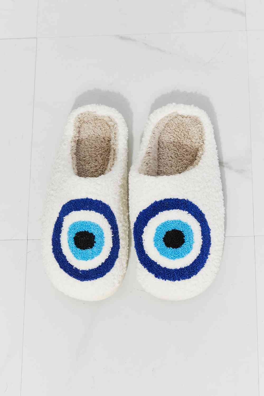 MMShoes Eye Plush Slipper - Blue Canoe outfitter